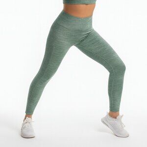 Nike Dri-Fit High-Rise Green Stretch Athletic Training Yoga Leggings Size Medium